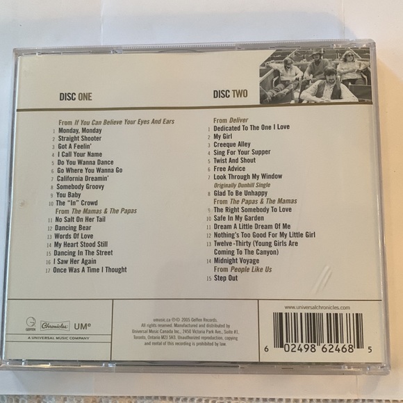 3for $15 bundle CD The Mamas & the Papas “Gold” - Picture 2 of 2